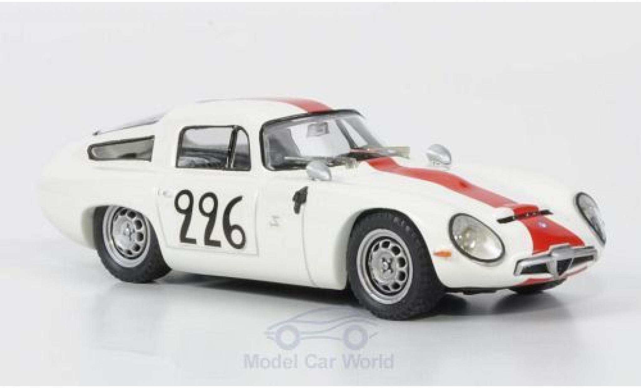 Alfa Romeo TZ1 1/43 Best Ramu / Caccia Mont Ventoux No.226 1964 ohne Vitrine modellino in miniatura