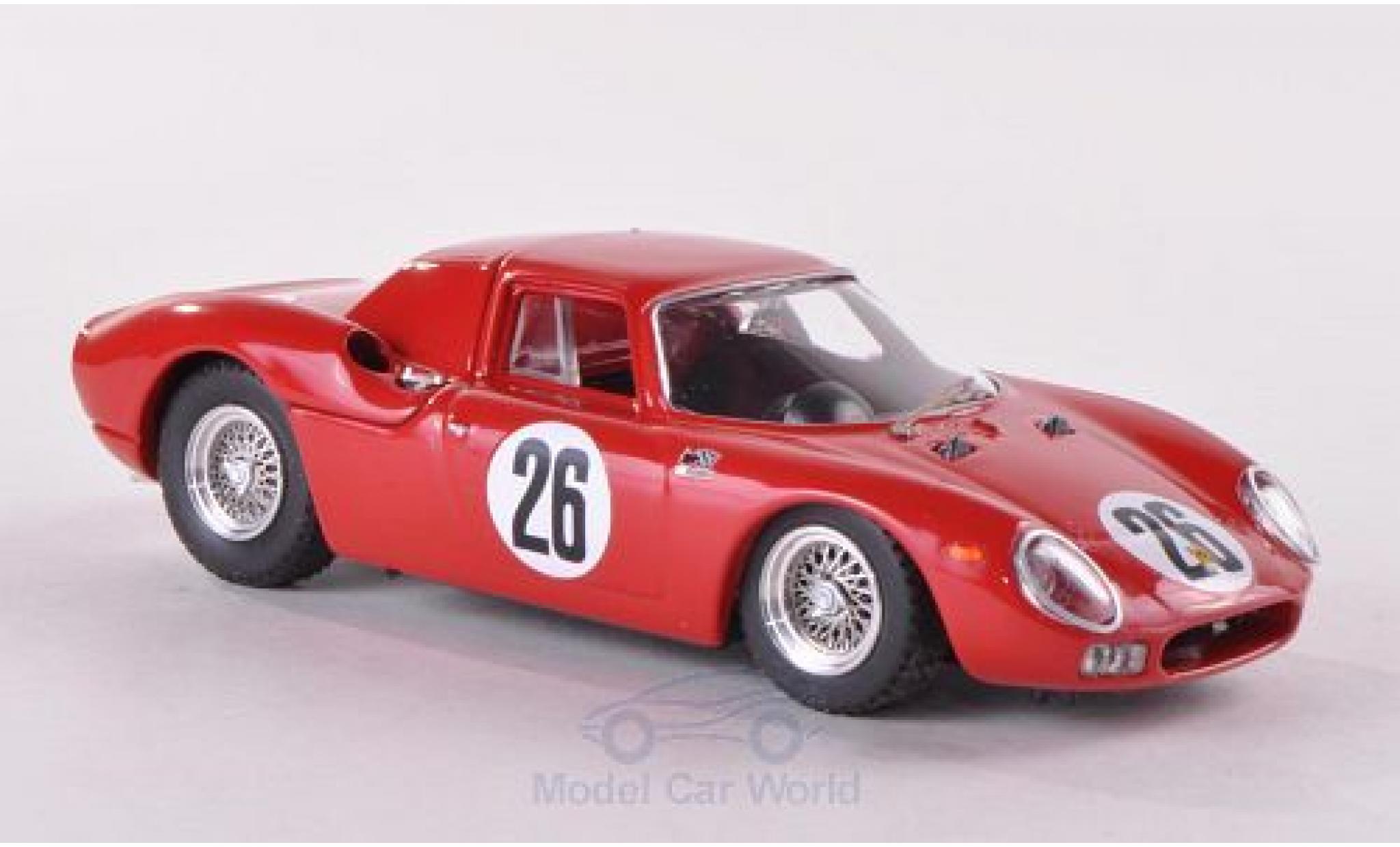 Ferrari 250 P 1/43 Best LM No.26 1000km Paris 1966 Parkes modellino in miniatura