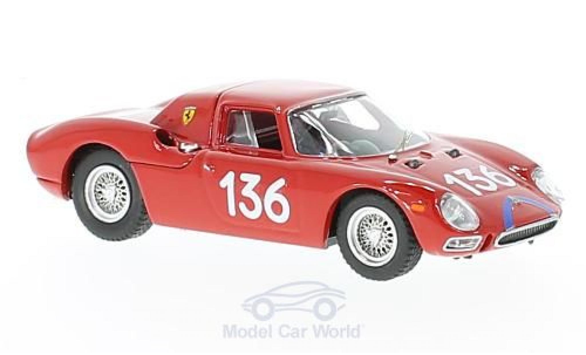 Ferrari 250 LM 1/43 Best LM RHD No.136 Targa Florio 1965 A.Nicodemi/F.Lessona modellino in miniatura