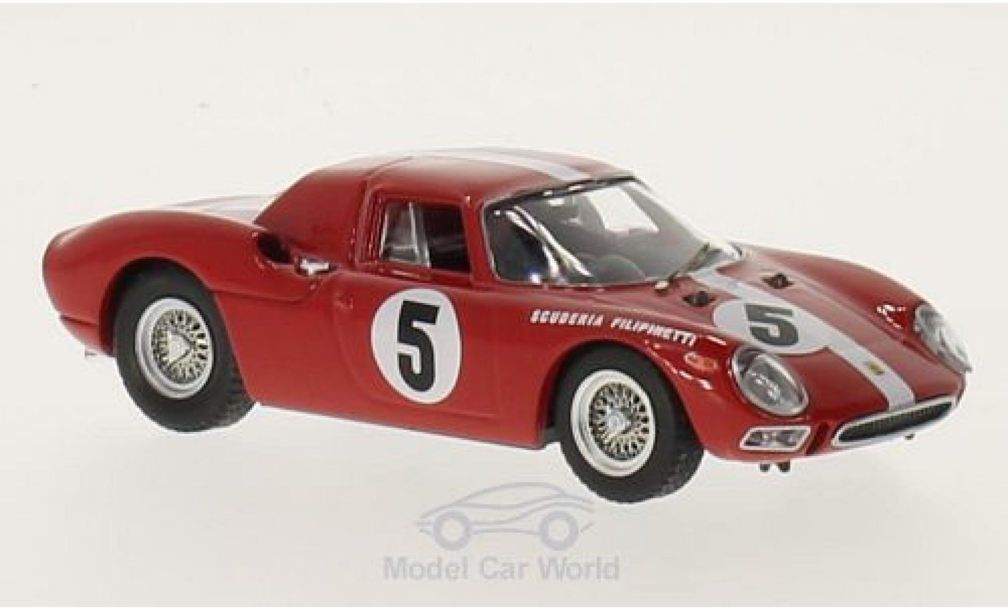 Ferrari 250 1/43 Best LM RHD No.5 Scuderia Filipinetti 1000km Paris 1964 H.Müller/A.Boller modellino in miniatura