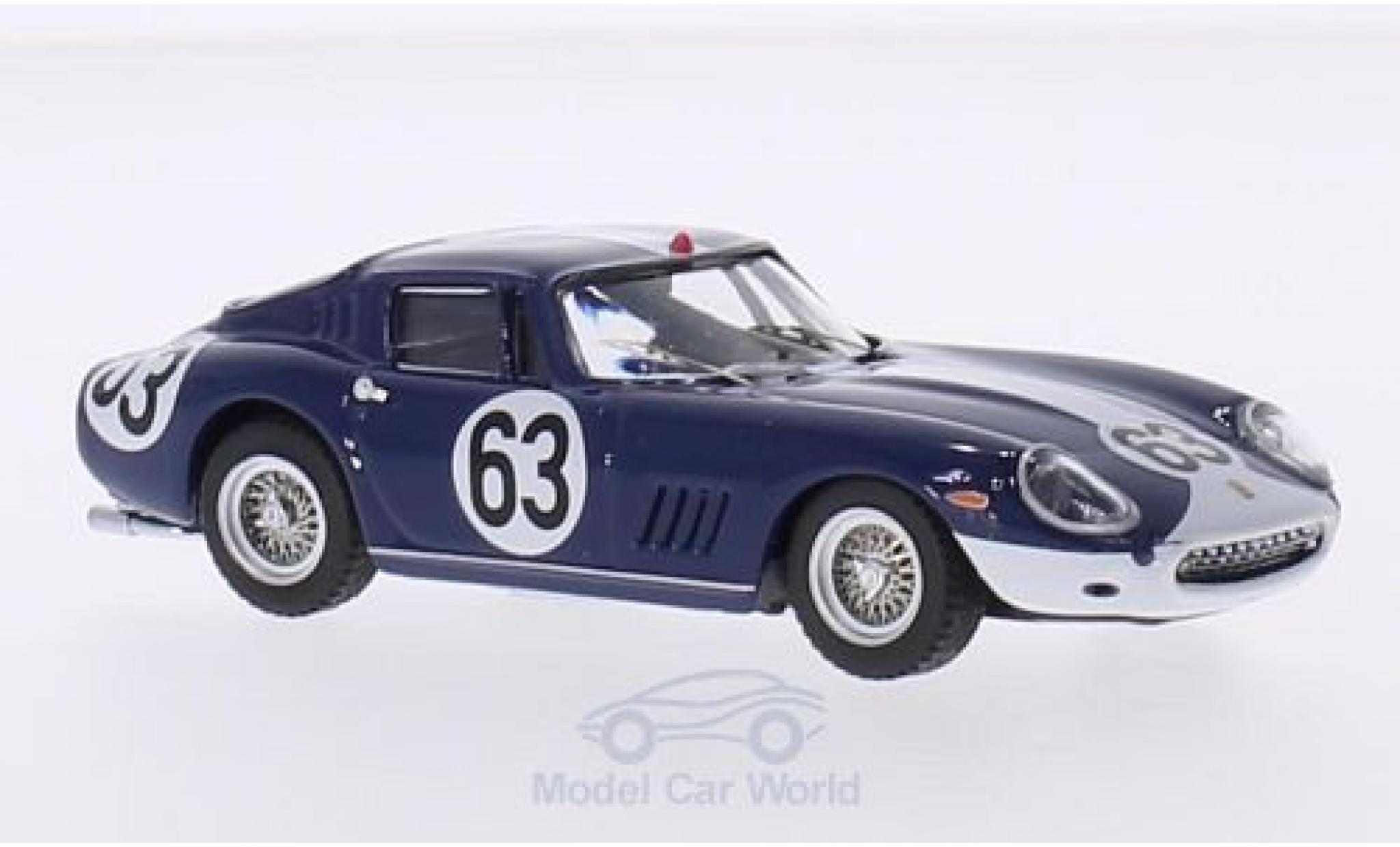 Ferrari 275 1967 1/43 Best GTB/4 No.63 24h Spa 1967 P.Vestey/C.Gaspar modellino in miniatura