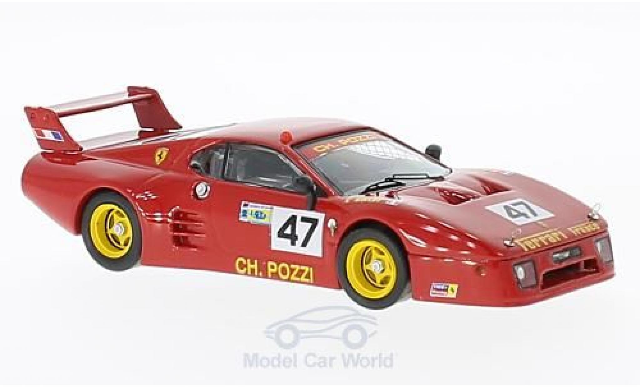 Ferrari 512 1/43 Best BB LM No.47 24h Le Mans 1981 J-C.Andruet/Ballot-Léna modellino in miniatura