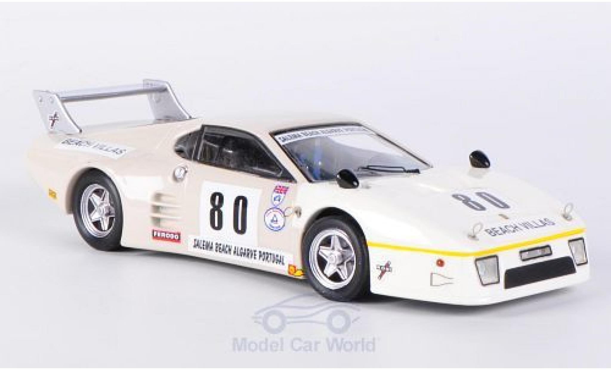 Ferrari 512 1/43 Best BB LM No.80 Silverstone 1982 Phillips/Jones modellino in miniatura