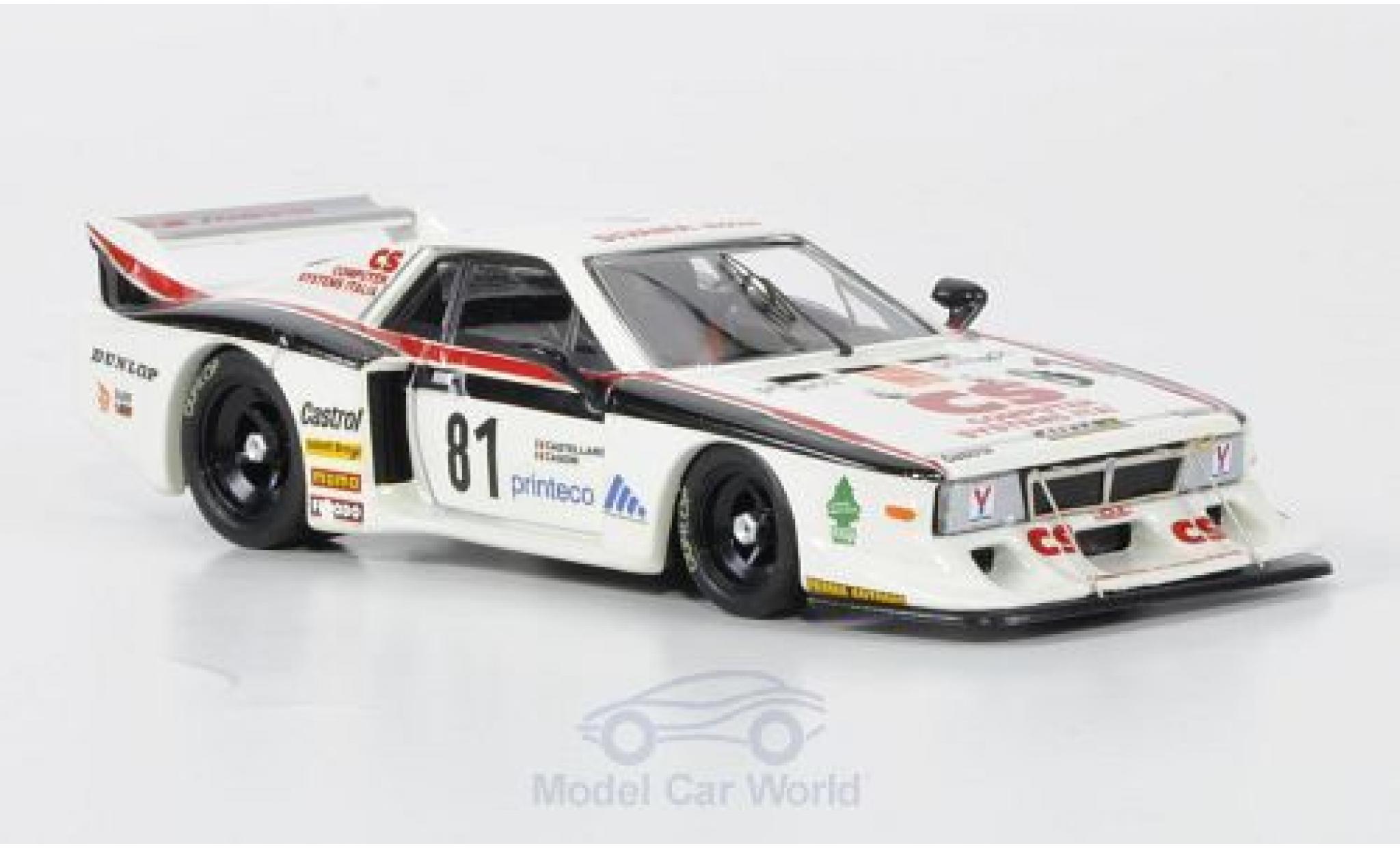 Lancia Beta 1/43 Best Turbo No.81 Vesuvio Racing Monza 1982 Casoni modellino in miniatura