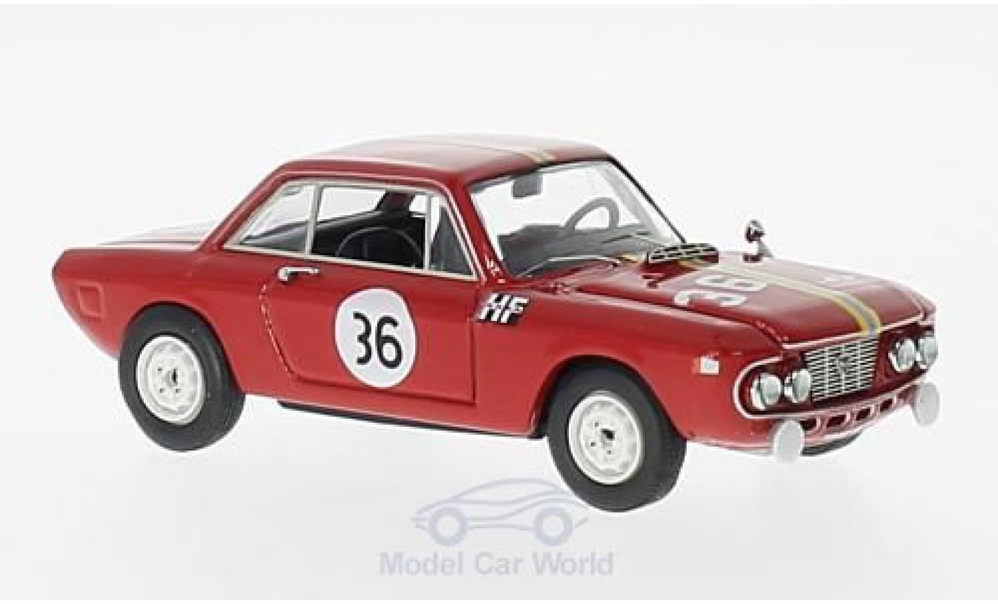 Lancia Fulvia Rallye 1/43 Best Coupe 1300 HF No.36 Rallye San Remo 1966 L.Cella/L.Lombardi modellino in miniatura