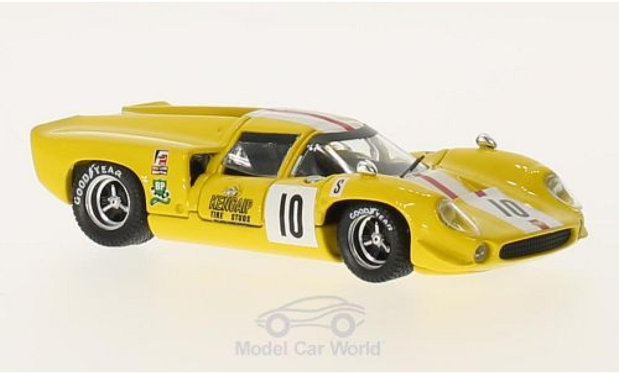 Lola T70 1968 1/43 Best Coupe No.10 12h Sebring 1968 J.Bonnier/S.Axelsson modellino in miniatura