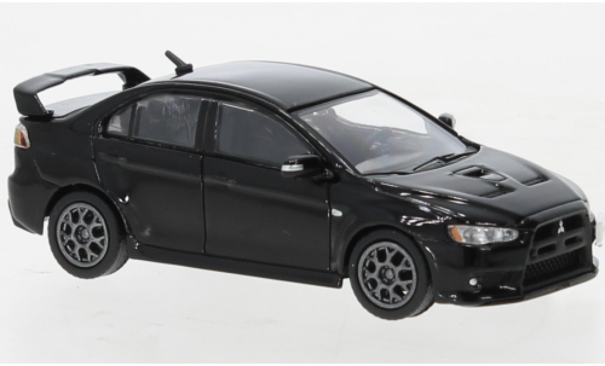 Mitsubishi Lancer 1/64 BM Creations évolution X nero 2007 modellino in miniatura