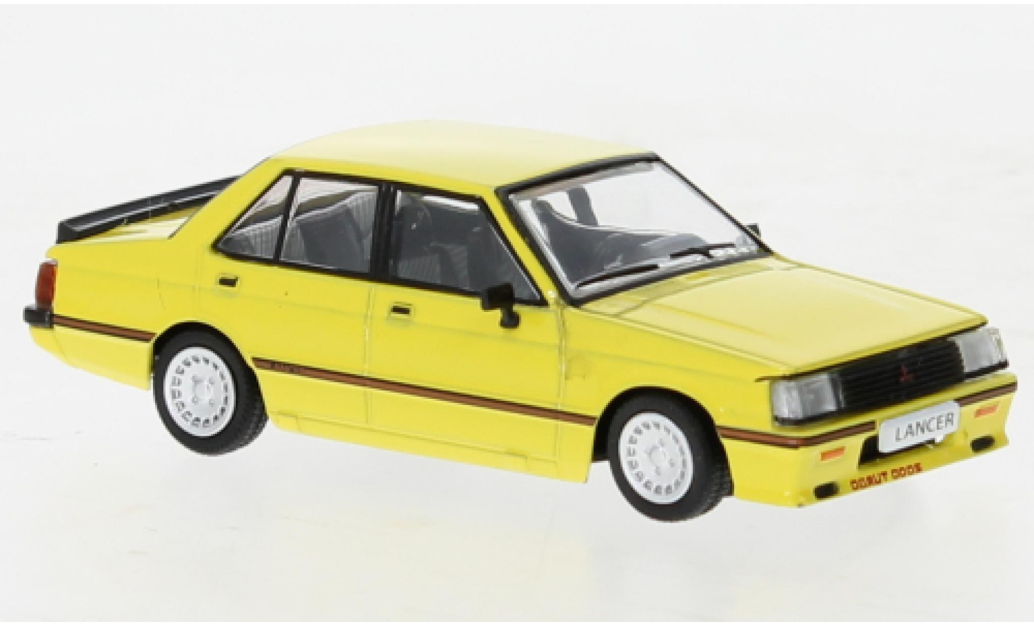 Mitsubishi Lancer 1/64 BM Creations EX2000 Turbo giallo modellino in miniatura