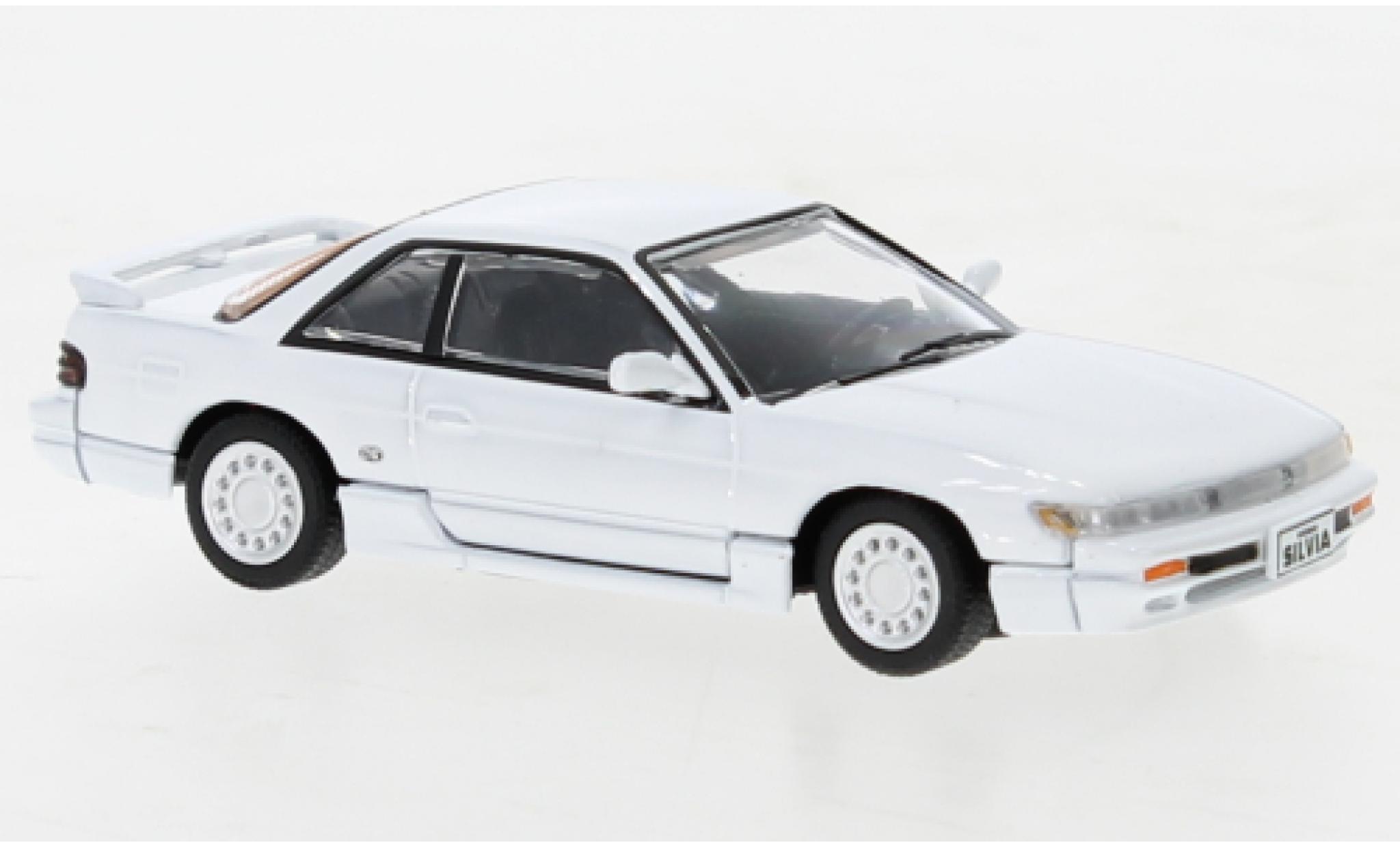 Nissan Silvia 1/64 BM Creations (S13) bianco modellino in miniatura