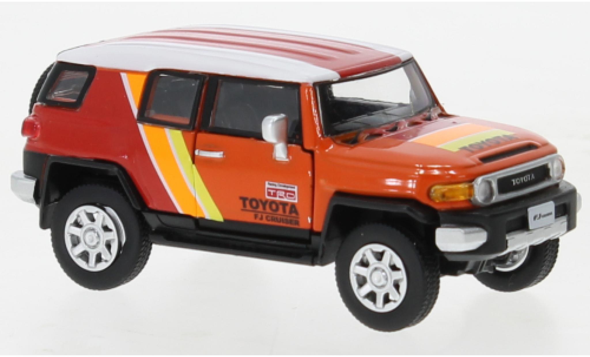 Toyota FJ Cruiser 1/64 BM Creations orange/Décorer 2015 modellino in miniatura