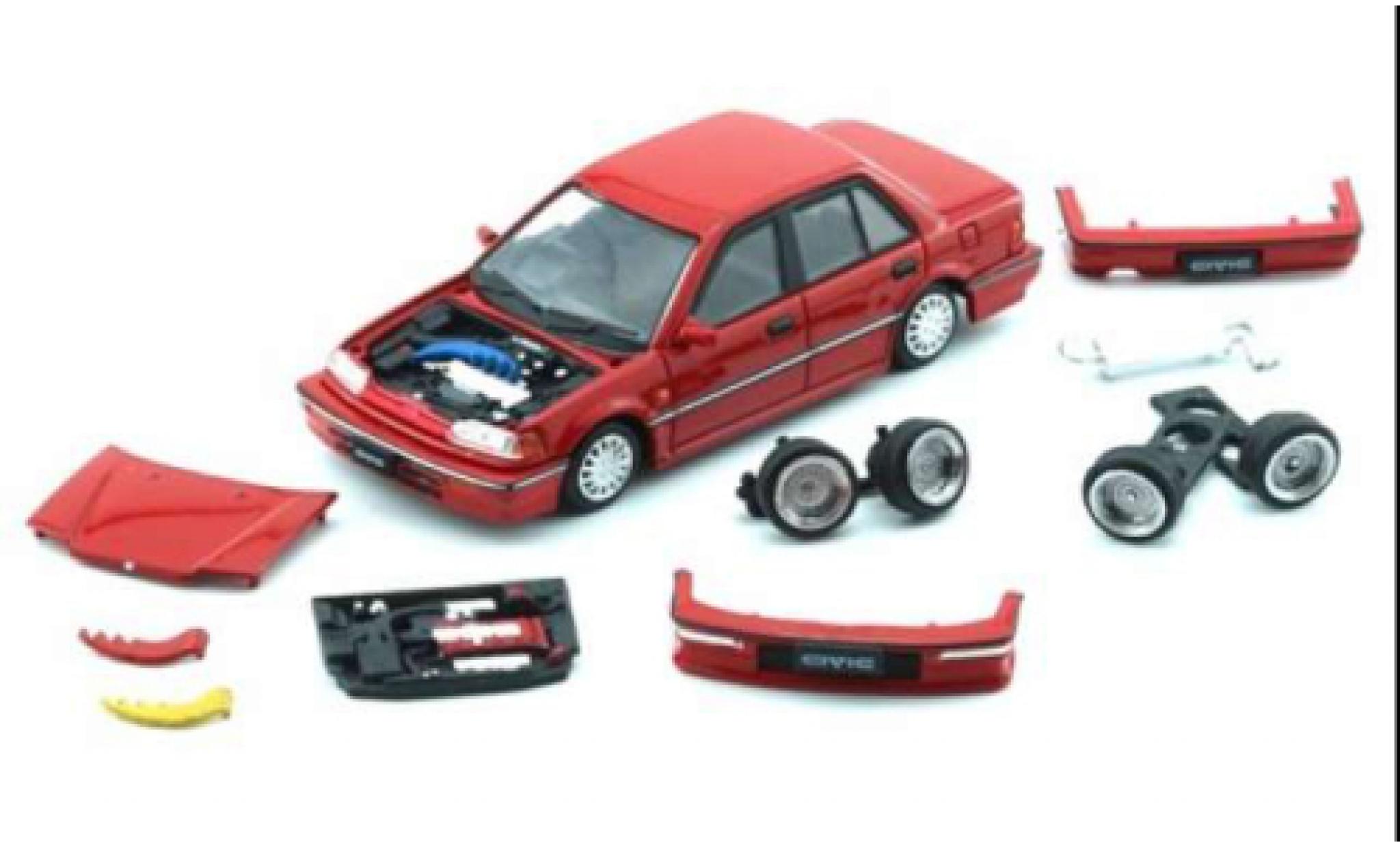 Honda Civic 1/64 BM Creations EF2 rot 1991 1:64 modellino in miniatura