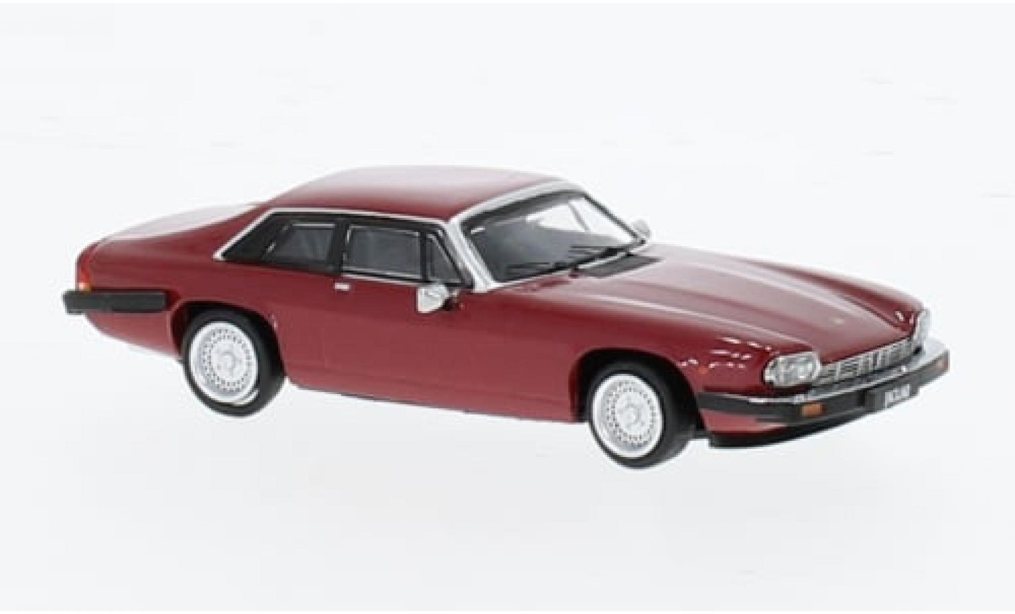 Jaguar XJ 1/64 BM Creations -S metallise rot 1984 1:64 modellino in miniatura