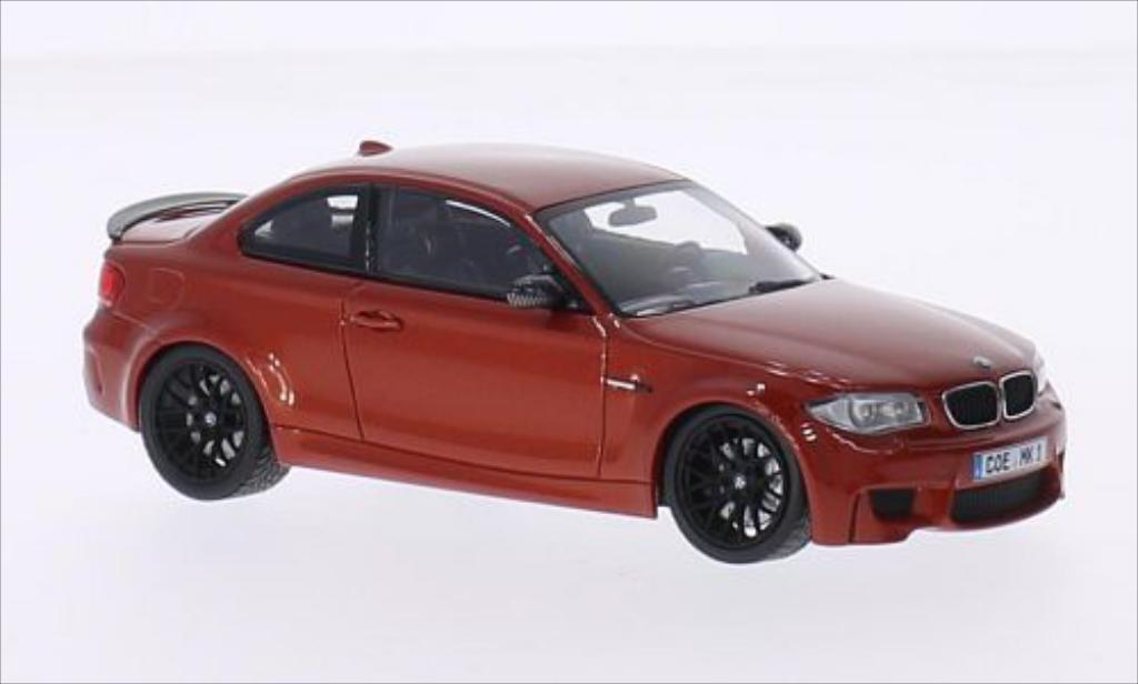 Bmw 1M 1/43 Minichamps Coupe E82 metallico orange 2011 modellino in miniatura