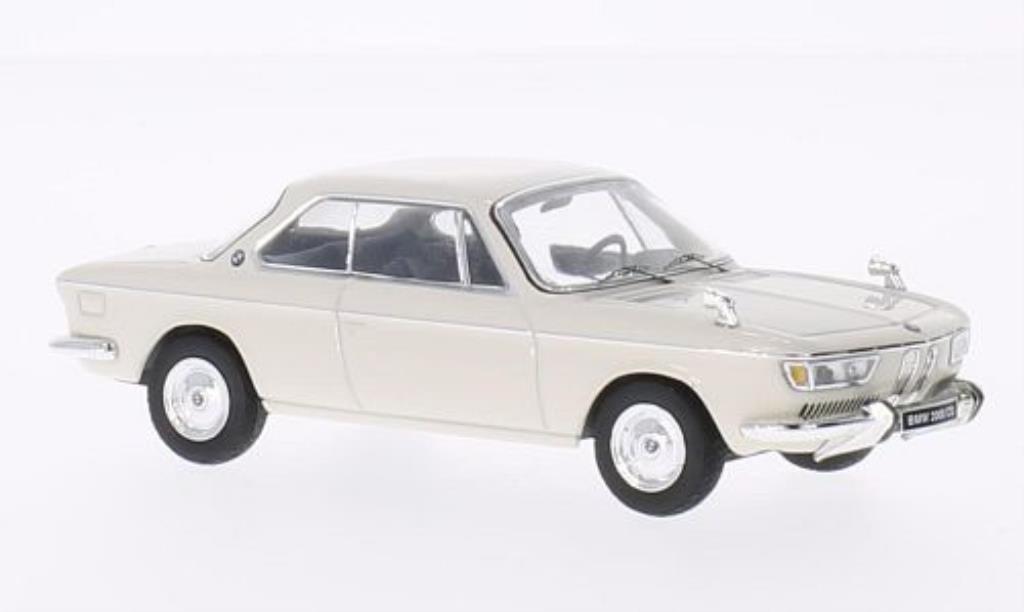 Bmw 2000 CS 1/43 IXO CS CS bianco 1970 modellino in miniatura