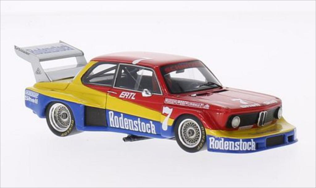 Bmw 2002 Turbo 1/43 Spark Turbo Gr.5 No.7 Schnitzer Rodenstock DRM Zolder 1977 modellino in miniatura