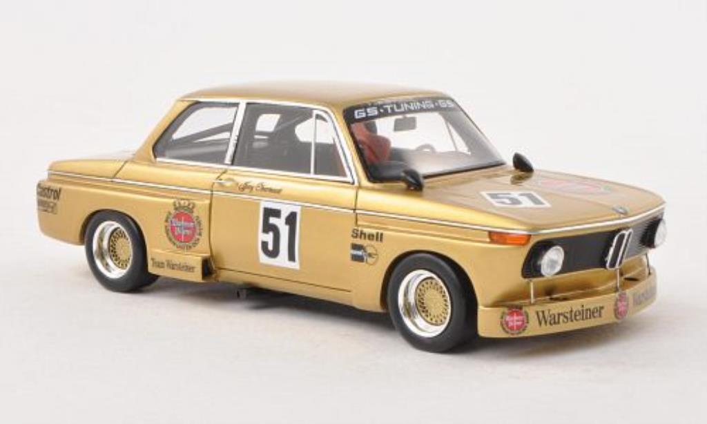 Bmw 2002 Tii 1/43 Spark Tii No.51 Warsteiner DRM Nurburgring 1976 modellino in miniatura