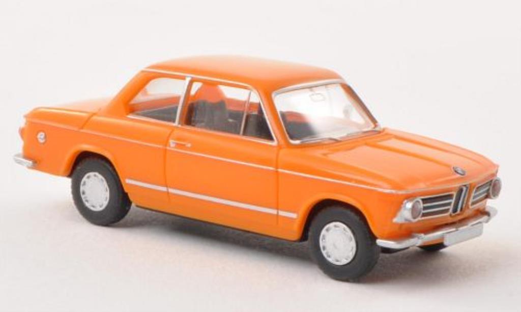 Bmw 2002 1/87 Wiking orange modellino in miniatura