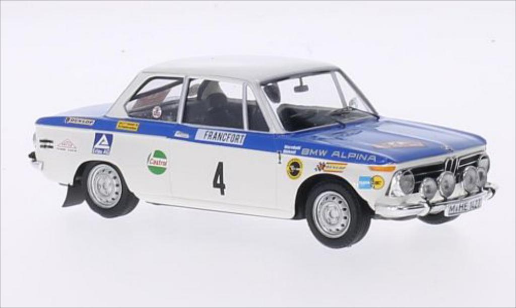 Bmw 2002 Ti 1/43 Trofeu Ti No.4 Alpina Rallye Monte-Carlo 1971 /C.Mehmel modellino in miniatura