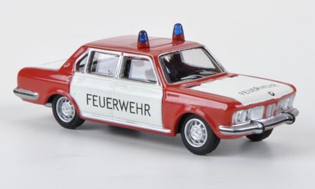 Bmw 2800 E3 1/87 Bub E3 Feuerwehr ELW modellino in miniatura