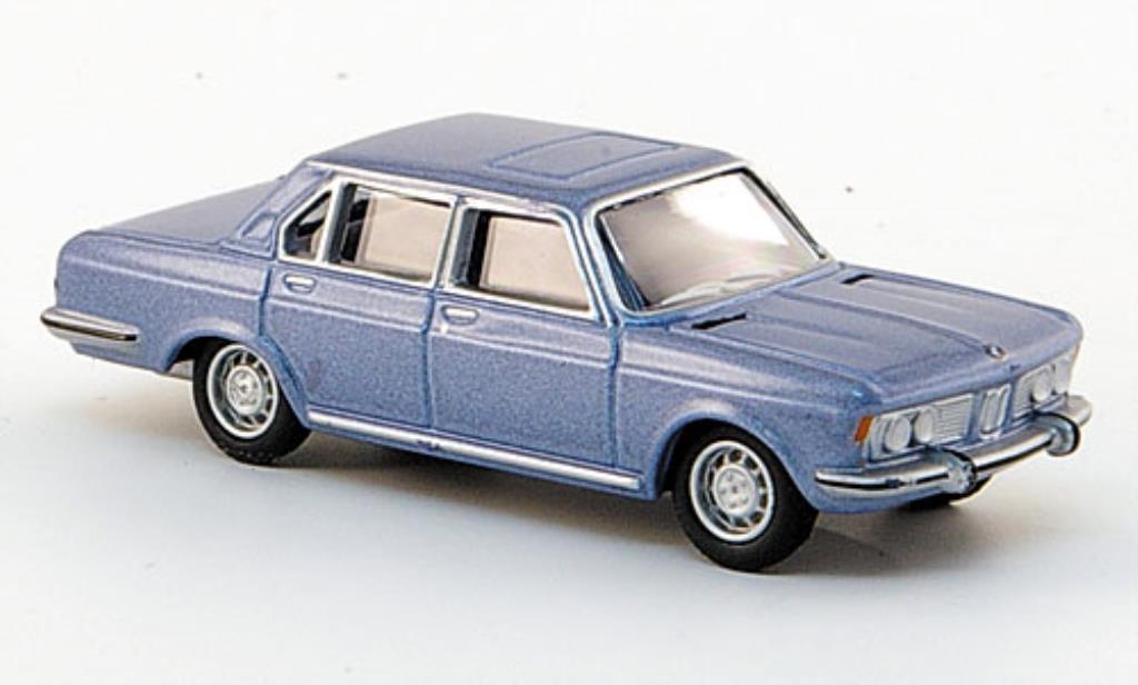 Bmw 2800 E3 1/87 Bub E3 Limousine blu modellino in miniatura