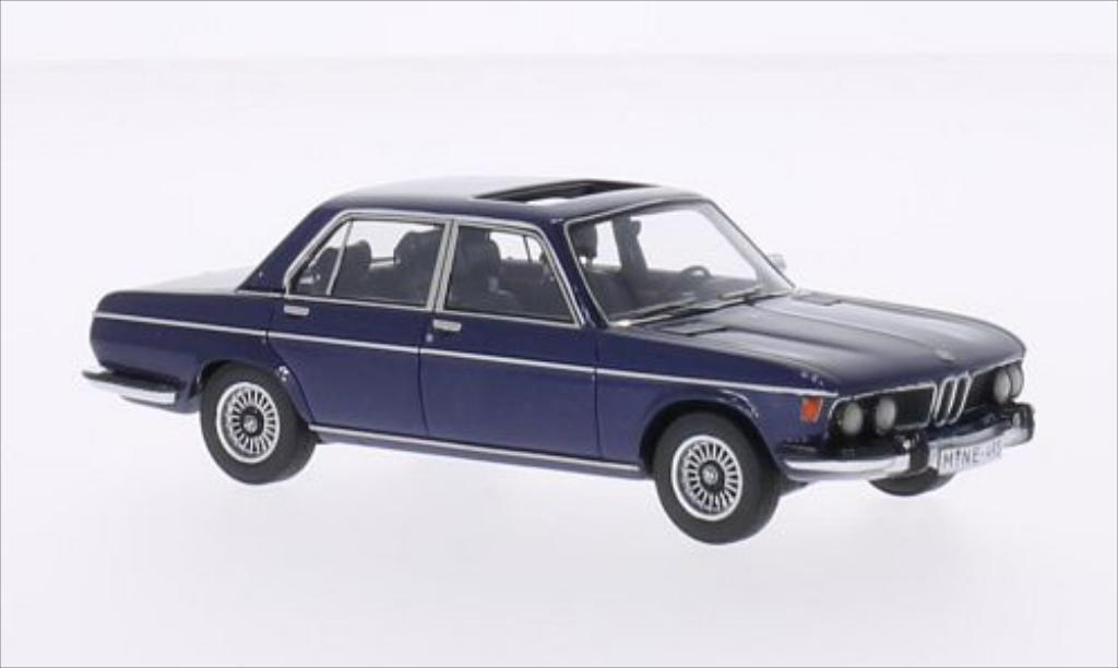 Bmw 3.0 S 1/43 Neo S (E3) metallico blu 1969 modellino in miniatura