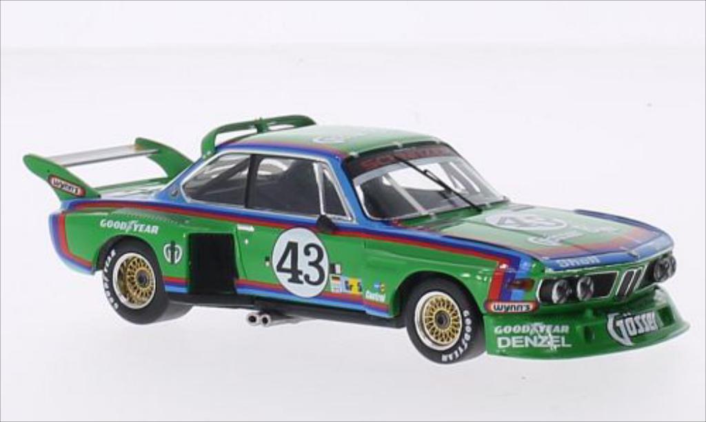 Bmw 3.5 CSL 1/43 IXO CSL Gr.5 No.43 Gosser Bier 24h Le Mans 1976 /A.Krebs modellino in miniatura