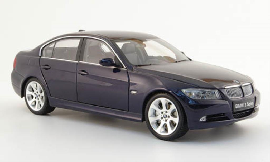 Bmw 335 E90 1/18 Kyosho E90 Serie (E 90) blu modellino in miniatura