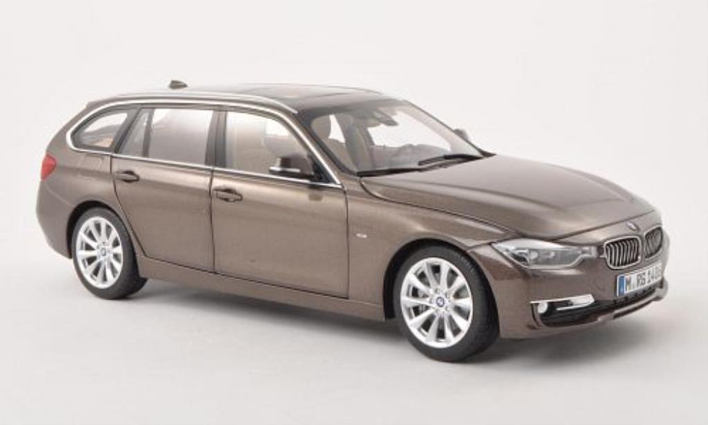 Bmw 335 F31 1/18 Paragon F31 Touring marroneee 2012 modellino in miniatura