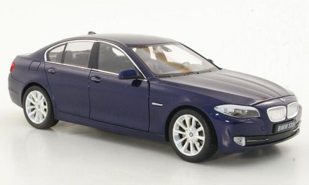 Bmw 535 1/24 Welly i (F10) blu modellino in miniatura