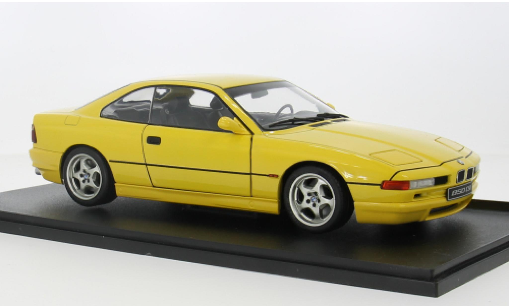 Bmw 850 1/18 Solido (E31) CSI gelb 1:18 modellino in miniatura