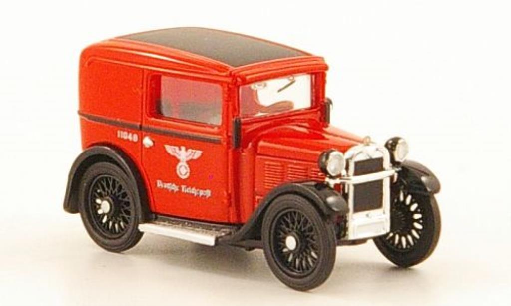 Bmw Dixi 1/87 Brekina Lieferwagen Deutsche Reichspost modellino in miniatura