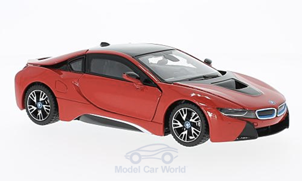Bmw i8 1/24 Rastar rosso modellino in miniatura