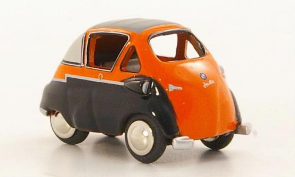 Bmw Isetta 1/87 Bub Standard orange/nero modellino in miniatura