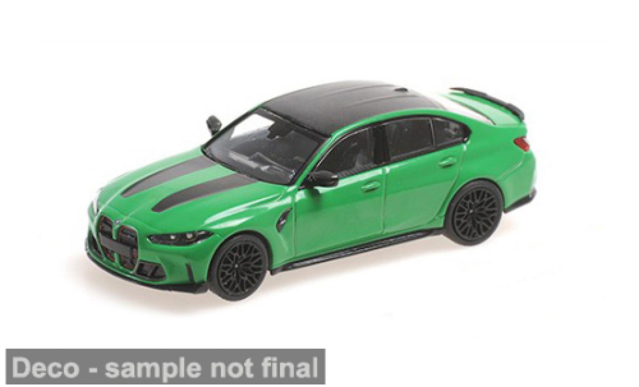 Bmw M3 1/43 Minichamps CS gr&Atilde;&frac14;n/schwarz 2023 1:43 modellini auto