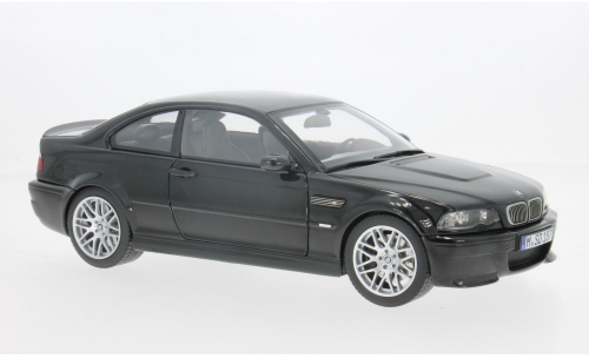 Bmw M3 1/18 Norev CSL schwarz 1:18 modellino in miniatura