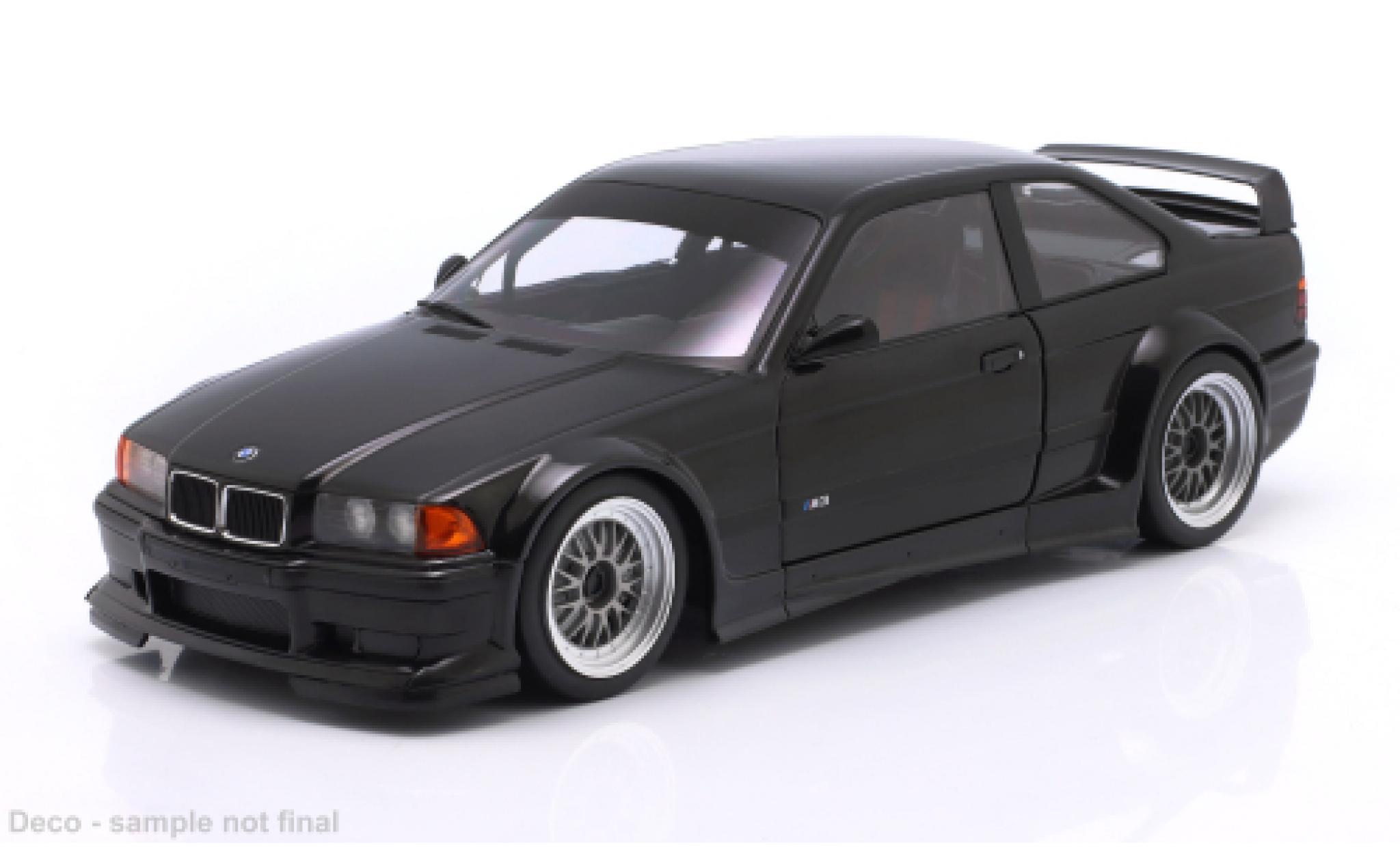 Bmw M3 1/18 Werk83 E36 GTR schwarz 1:18 modellini auto
