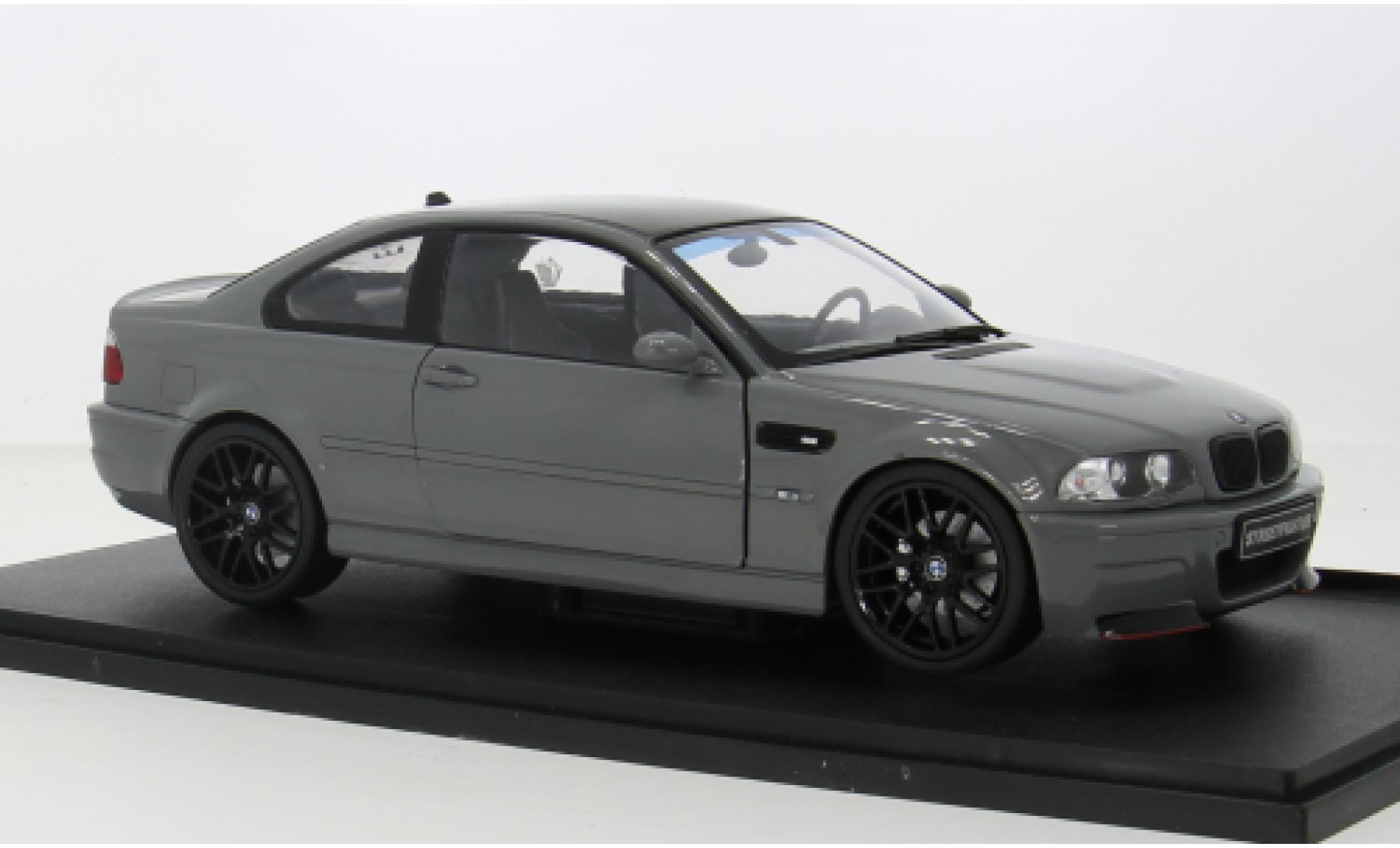 Bmw M3 1/18 Solido (E46) grau 1:18 modellino in miniatura