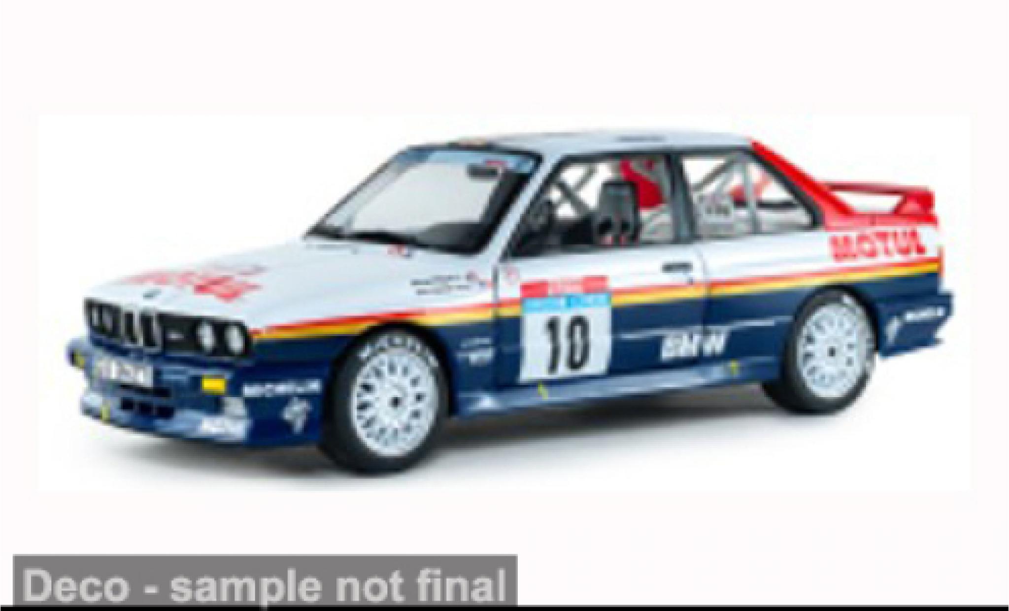 Bmw M3 1/18 Solido Rallye Tour de Corse 1987 #10 B.Beguin/J-J.Lenne 1:18 modellini auto
