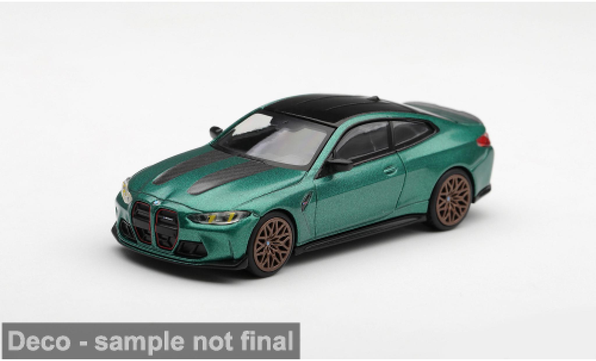 Bmw M4 1/64 Mini GT (G82) gr&uuml;n 2024 1:64 modellini auto