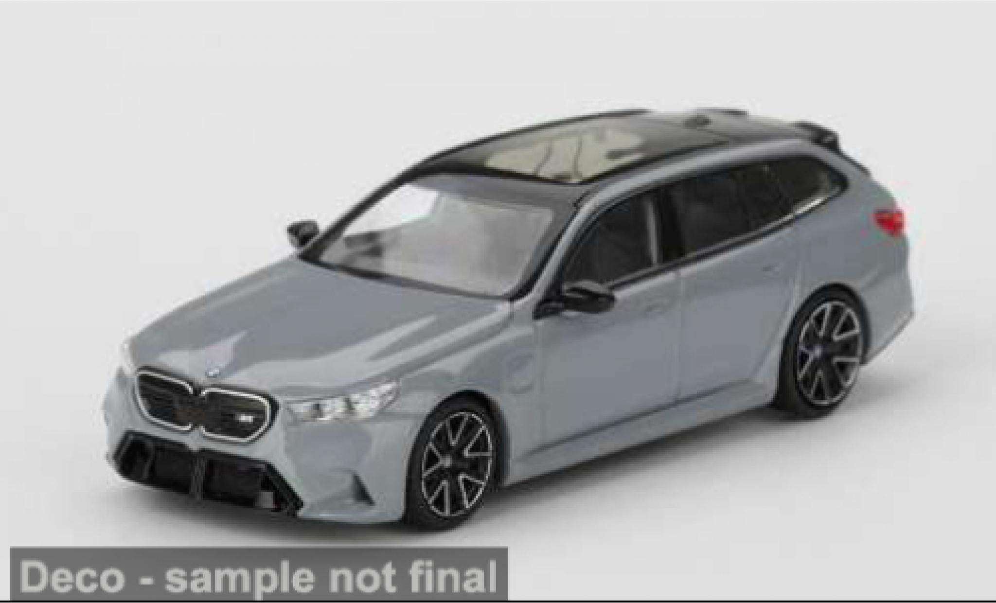Bmw M5 1/64 Mini GT (G99) grau 2025 1:64 modellino in miniatura