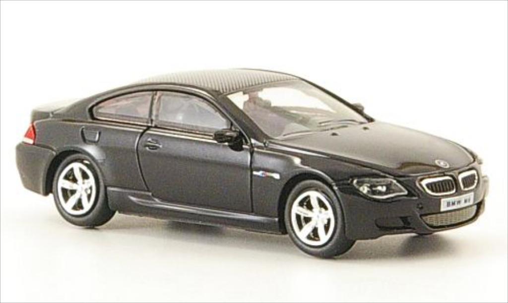 Bmw M6 E63 1/87 Ricko E63 nero 2006 modellino in miniatura