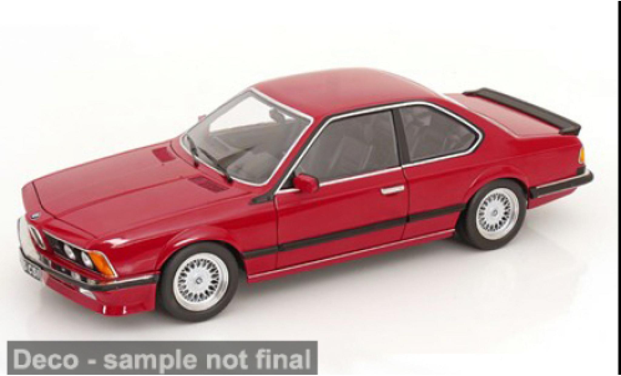 Bmw M635 1/12 KK Scale CSi (E24) rot 1987 1:12 modellino in miniatura