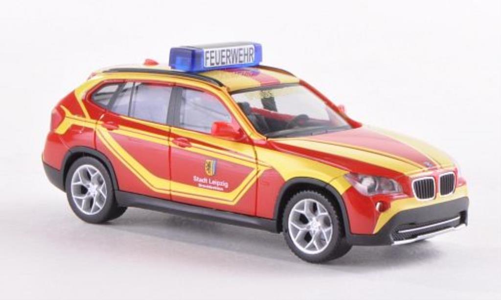 Bmw X1 1/87 Herpa FW Leipzig modellino in miniatura
