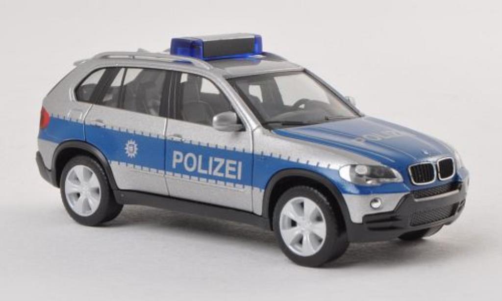 Bmw X5 E70 1/87 Herpa E70 Polizei Thuringen modellino in miniatura