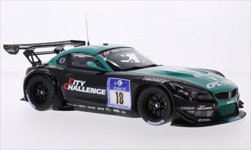 Bmw Z4 E89 1/18 Minichamps E89 GT3 No.18 Team VITA4ONE CPL Trans 24h Nurburgring 2012 /P.Lamy modellino in miniatura