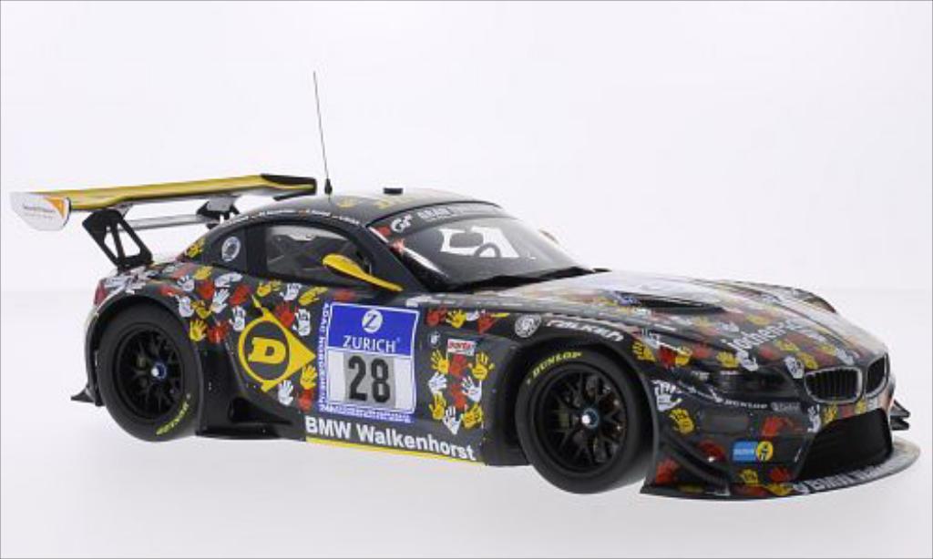 Bmw Z4 E89 1/18 Minichamps E89 GT3 No.28 Team Walkenhorst Dunlop 24h Nurburgring 2014 /D.Rostek modellino in miniatura