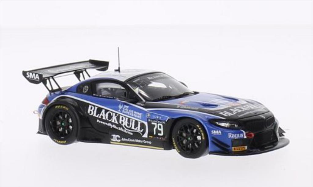 Bmw Z4 E89 1/43 Spark E89 No.79 Ecurie Ecosse Black Bull 24h Spa 2014 /A.Sims modellino in miniatura
