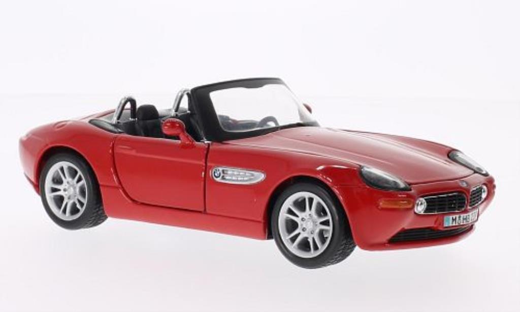 Bmw Z8 1/24 Maisto rosso modellino in miniatura