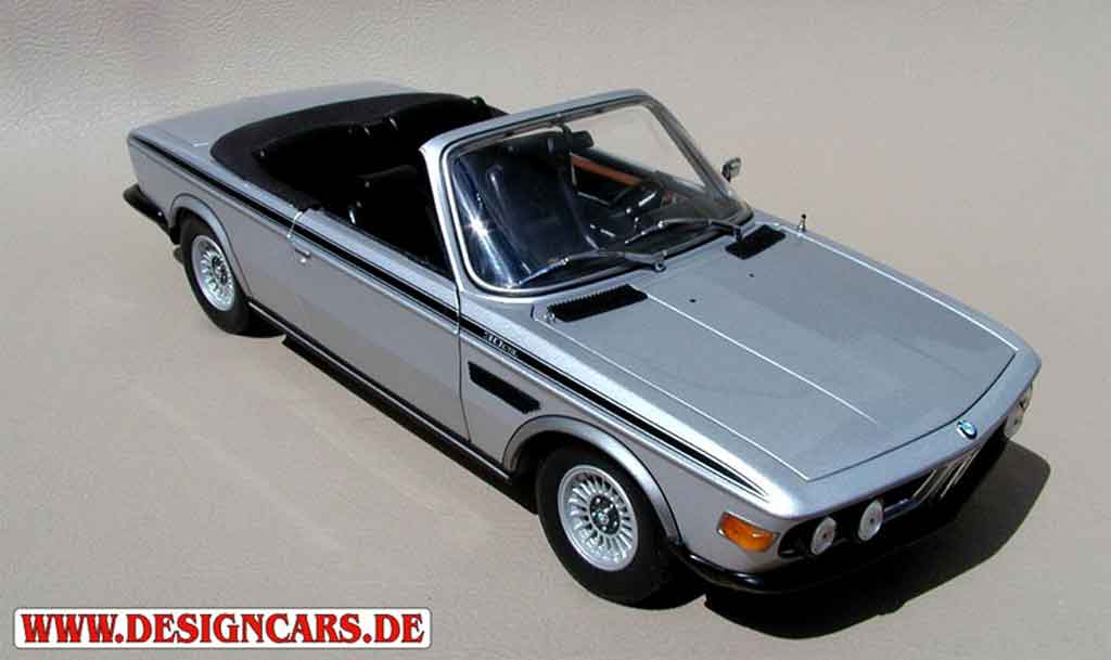 Bmw 3.0 CSi 1/18 Minichamps CSi e9 cabriolet 1973 modellino in miniatura