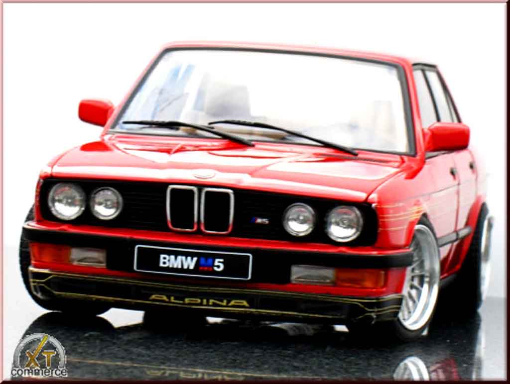 Bmw 535 M 1/18 Autoart M i m alpina b10 3.5 rosso tuning modellino in miniatura